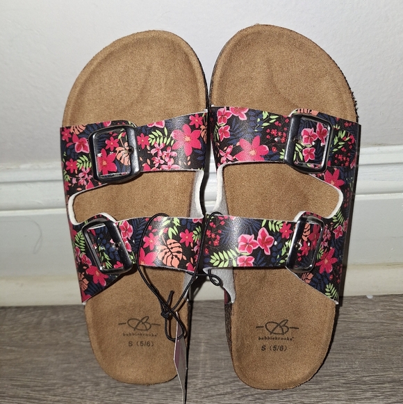 Shoes - NWT Colorful Floral Sandals